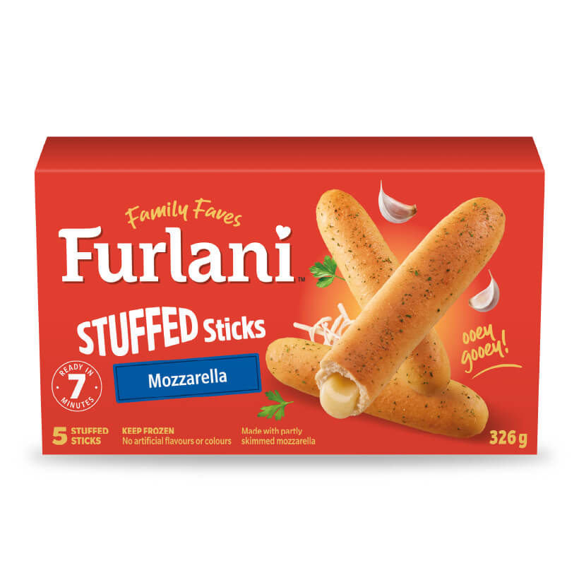 Mozzarella Stuffed Breadsticks Furlani Foods