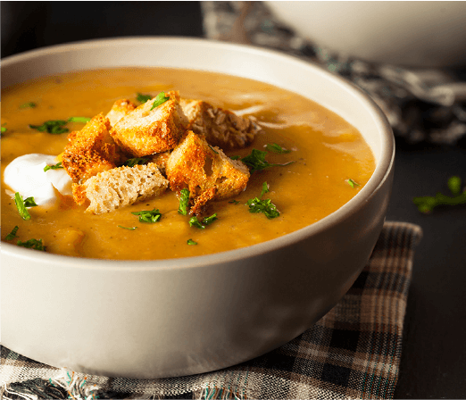 Butternut Squash Soup with Furlani Croutons