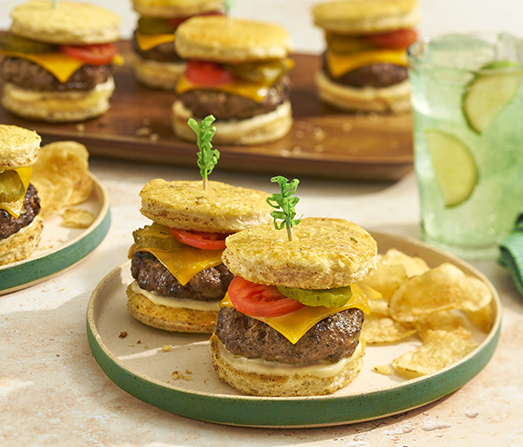Famous Garlicky Sliders